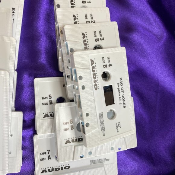 📌 VTG Audio Stephen King Bag of Bones Complete Book on 16 Cassettes Audiobooks - Picture 9 of 15